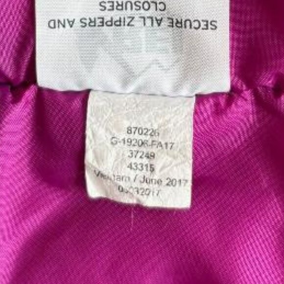 REI Co-op Girls' Timber Mountain Waterproof Windproof Fuchsia Snow Jacket - Picture 6 of 7